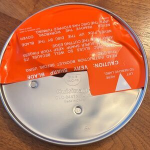 Genuine OEM Cuisinart DLC-844TX 4mm Standard Slicing Stainless Steel Blade